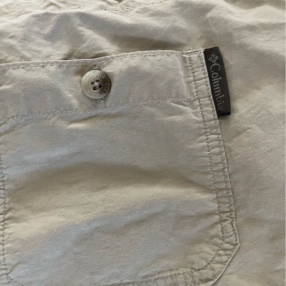 Columbia Drawstring Khaki Shorts Size Large - Picture 3 of 5